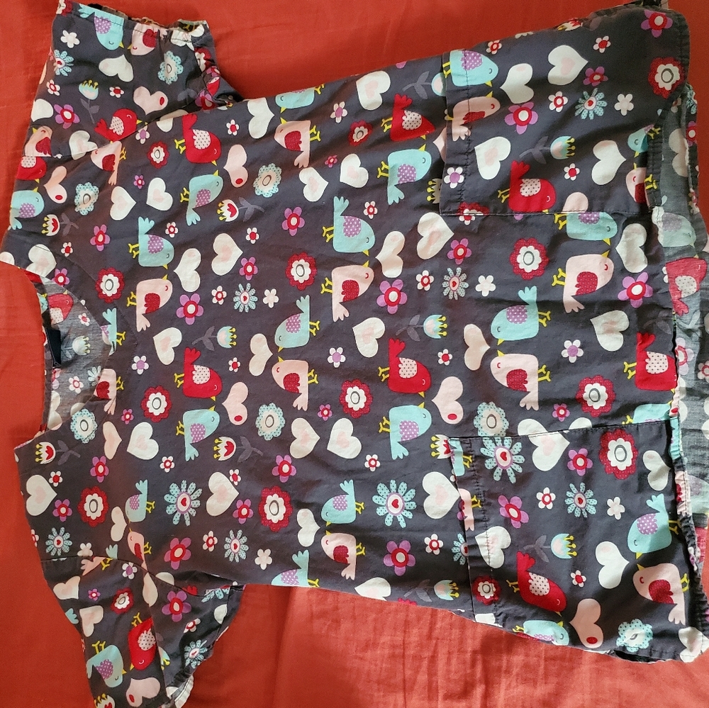 Womens scrub top